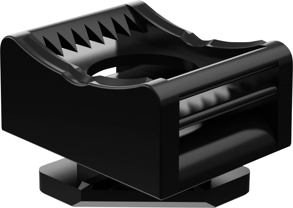 Hebotec KBS-MI8M 4-20 10 Embase de fixation 3011-142C noir 1 pc(s)