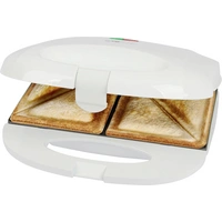 Clatronic ST 3813 Appareil à croque-monsieur adaptation automatique de la température, revêtement anti-adhésif blanc Clatronic ST 3813 Appareil à croque-monsieur adaptation automatique de la température, revêtement anti-adhésif blanc