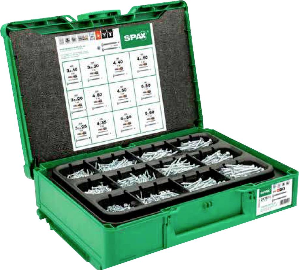 SPAX systainer³ T-Loc 5000009172010 Jeu de vis 1 pc(s)