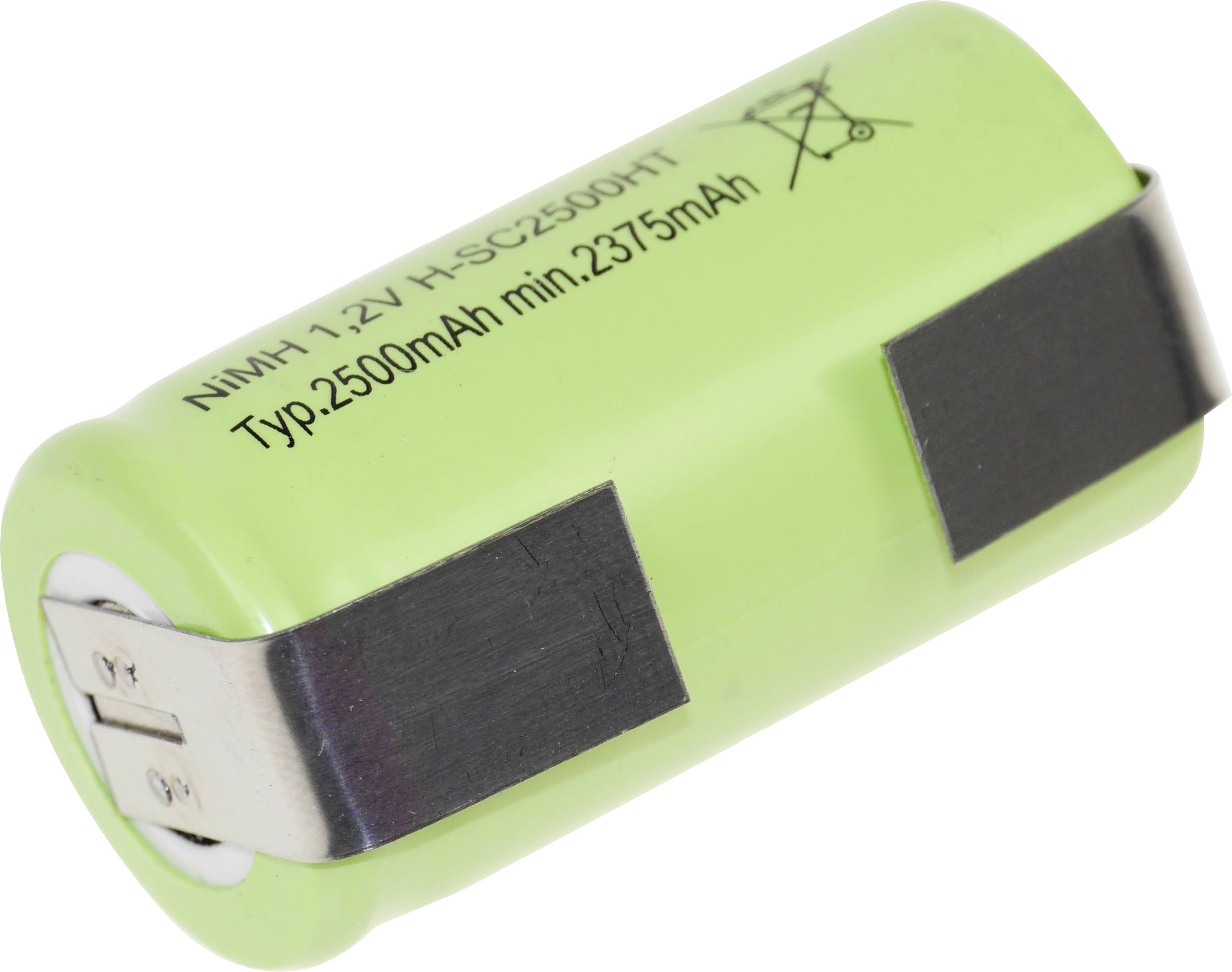 Mexcel Pile rechargeable spéciale Sub-C NiMH 1.2 V 2500 mAh 1 pc(s)