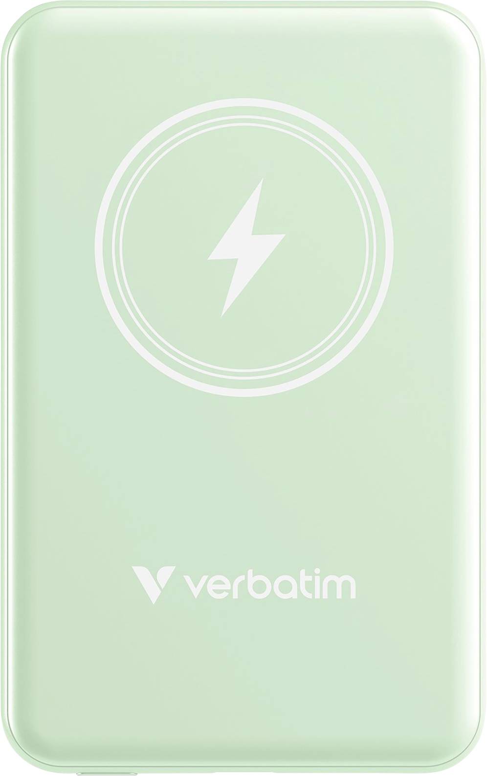 Verbatim Charge 'n' Go Magnetic Wireless Powerbank (batterie supplémentaire) 5000 mAh Fast Charge, Quick Charge 3.0, Power
