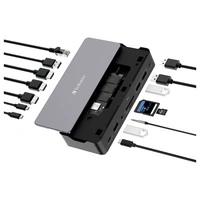 Verbatim Station d'accueil USB-C® CDS-155 Convient pour les marques: universel slot SSD M.2, alimentation USB-C®, lecteur de Verbatim Station d'accueil USB-C® CDS-155 Convient pour les marques: universel slot SSD M.2, alimentation USB-C®, lecteur de