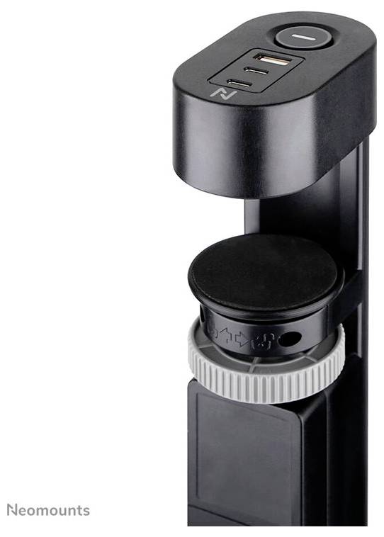 Multiprise de table Neomounts DS22-840BL6 noir contact de protection 1 pc(s)