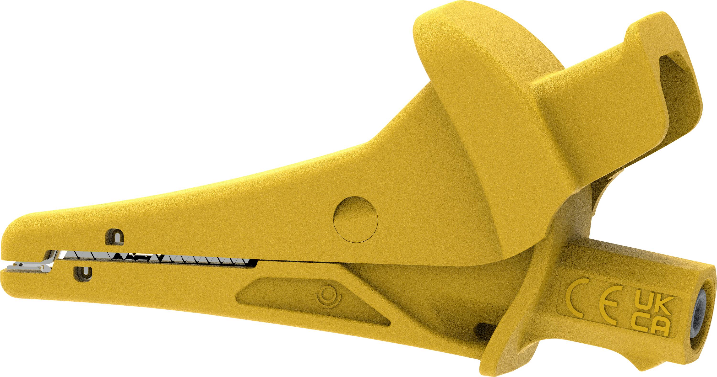 Electro PJP 5104-IEC-CD1-J Pince crocodile jaune Plage de serrage max.: 25 mm Longueur: 91 mm 1 pc(s)