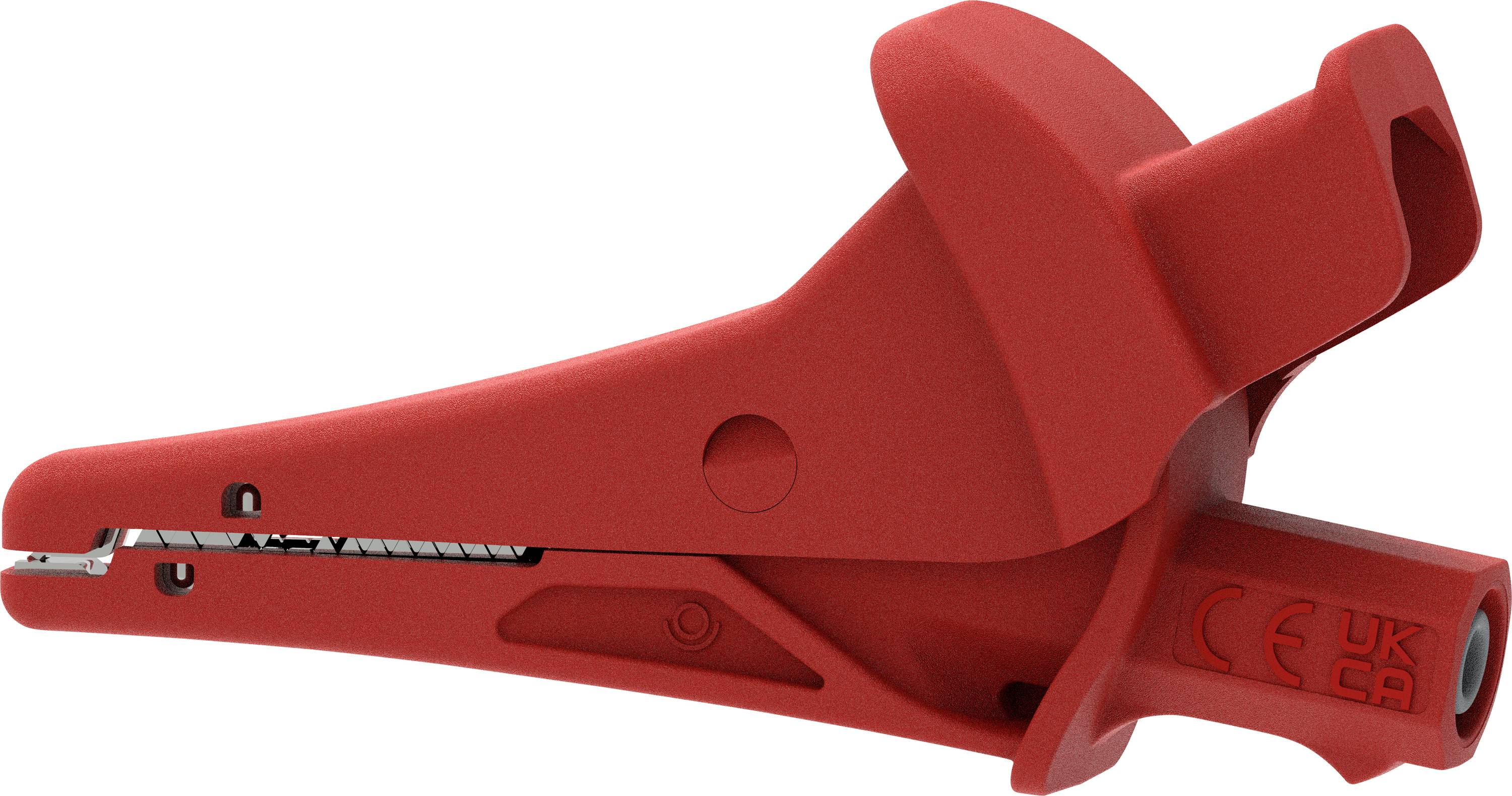 Electro PJP 5104-IEC-CD1-R Pince crocodile rouge Plage de serrage max.: 25 mm Longueur: 91 mm 1 pc(s)