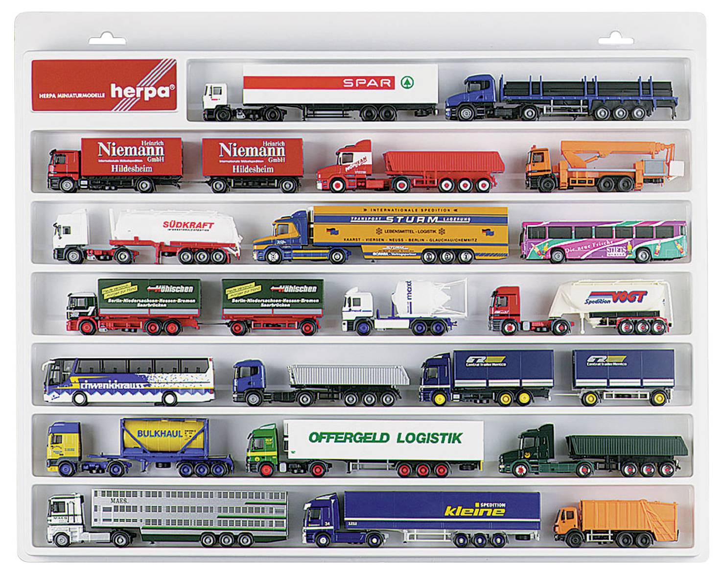 Herpa 029216 H0 Vitrine plastique 570 mm x 450 mm x 35 mm