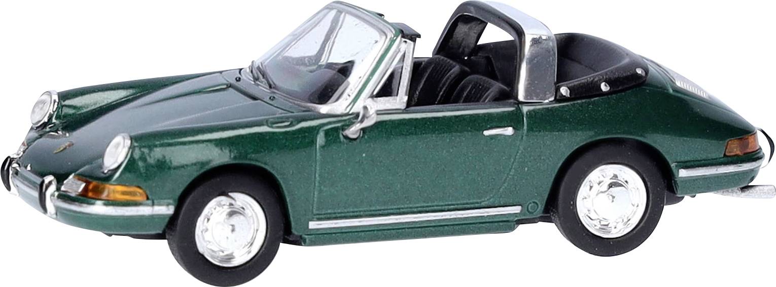 Herpa 033732-004 H0 Modèle réduit de voiture particulière Porsche 911 Targa, métal vert