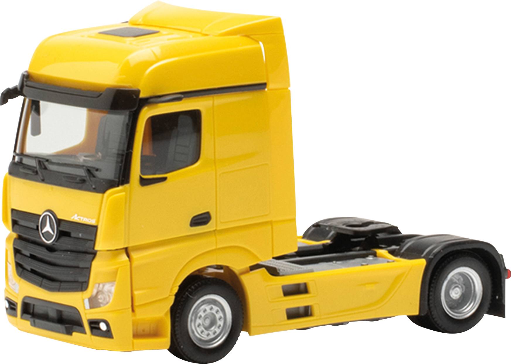Herpa 309189-004 H0 Modèle réduit de camion Mercedes Benz Tracteur Bigspace Actros `18, jaune-auto