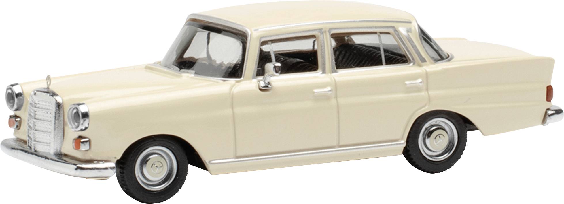 Herpa 420457-003 H0 Modèle réduit de voiture particulière Mercedes Benz 200 flosse arrière, crème