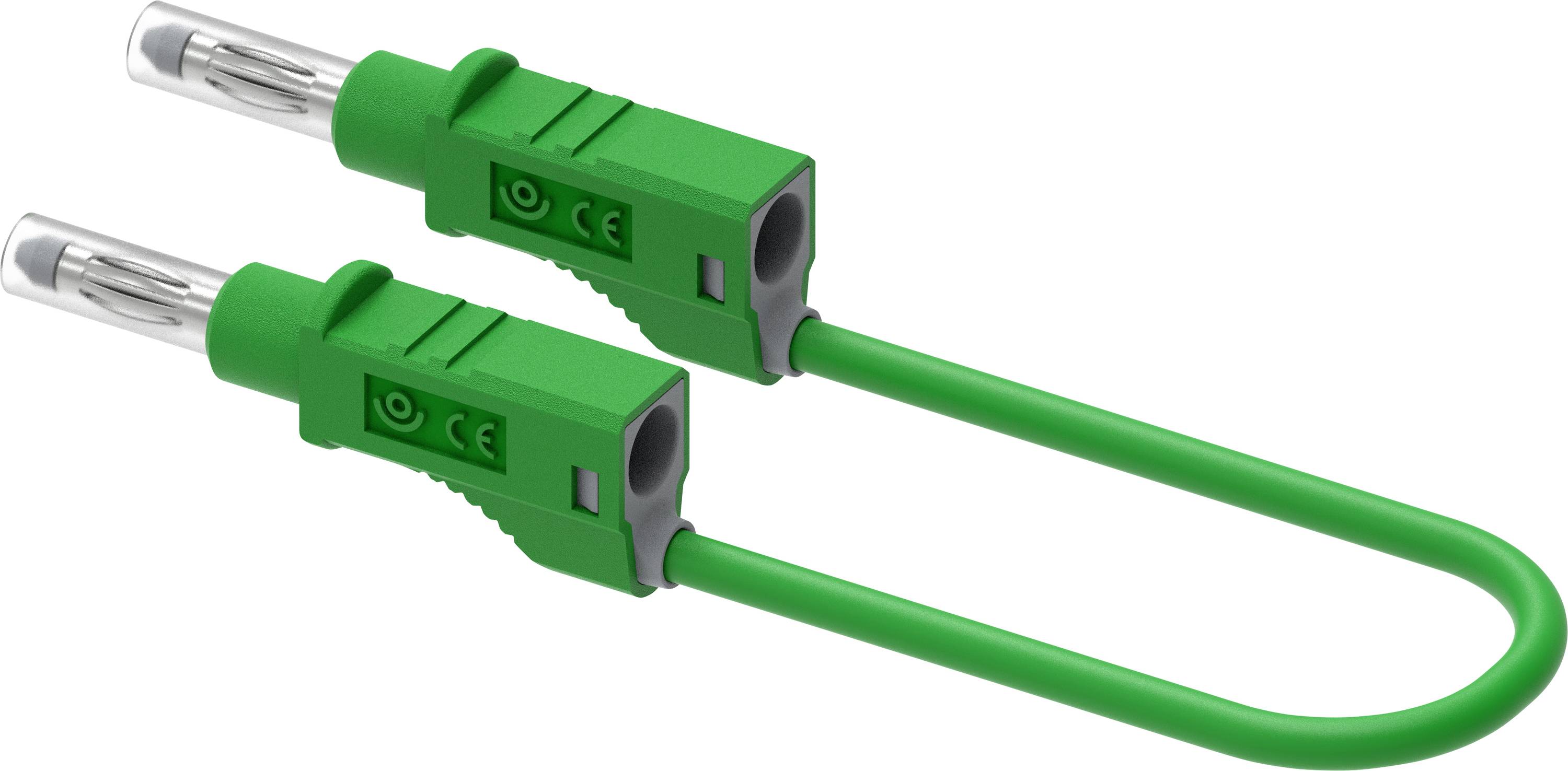 Electro PJP 2211/600V-CD1-50V Cordon de mesure banane mâle 50 cm vert 1 pc(s)