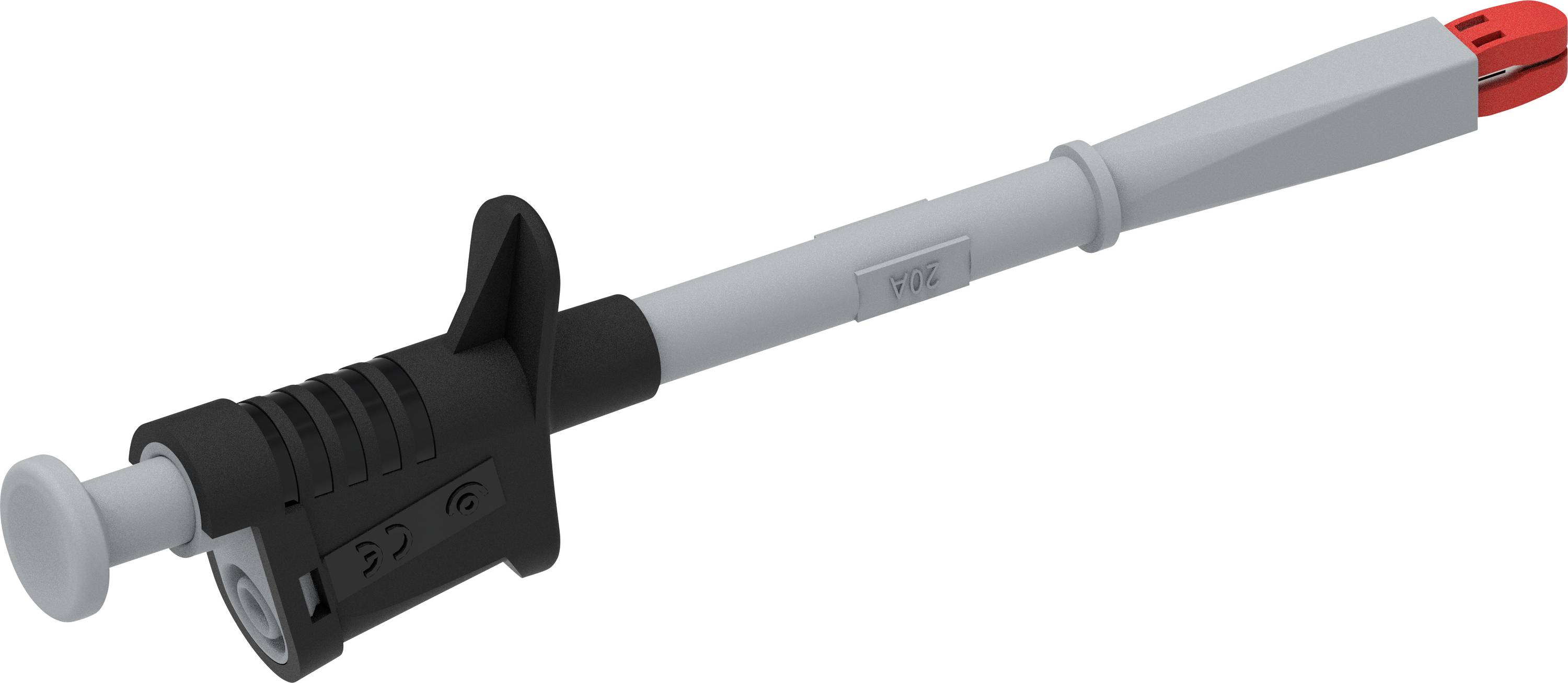 Electro PJP 6009-IEC-CD1-N Pince crocodile pince crocodile CAT III 1000 V noir