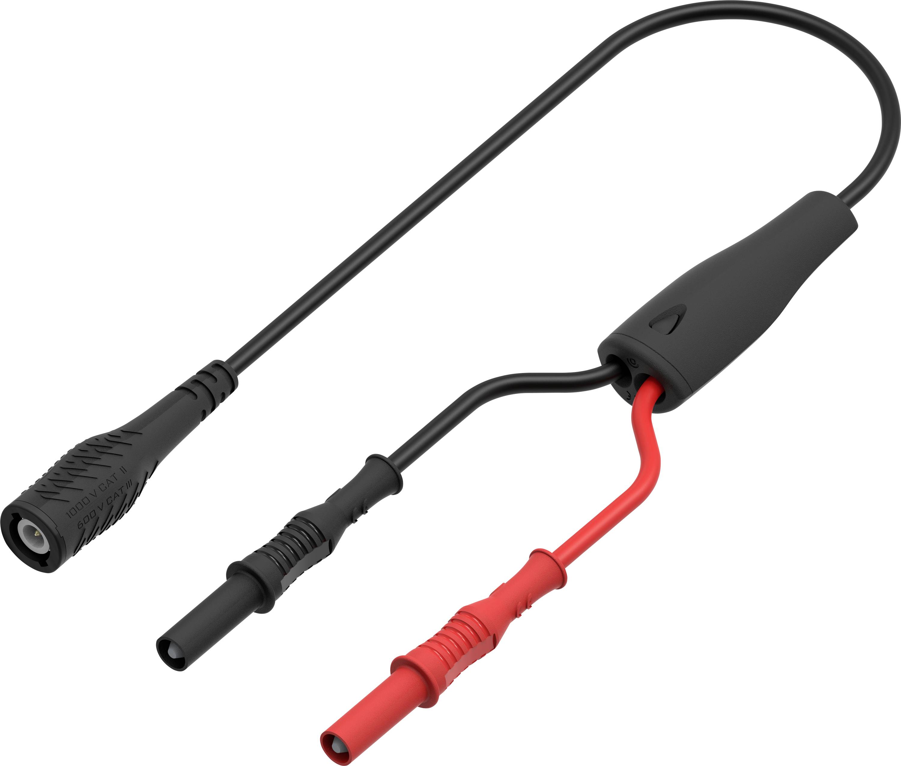 Electro PJP 7166IEC-50-CD1-100N Cordon de mesure BNC 1 m noir