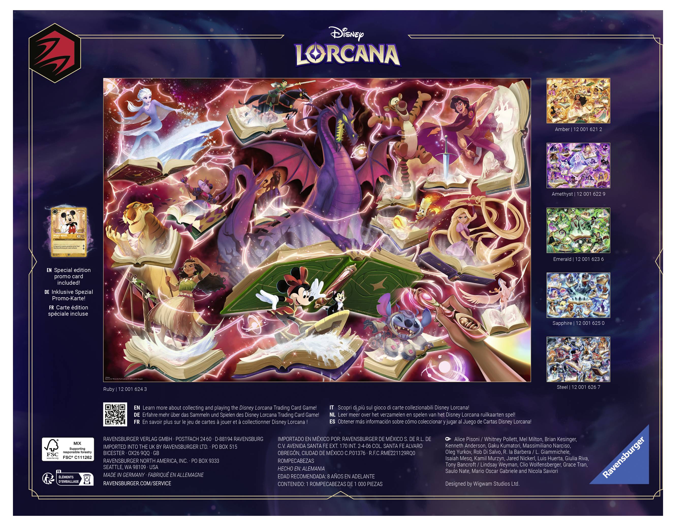 Puzzle adulte 1000 pièces - Disney Lo 12001624 1 pc(s)