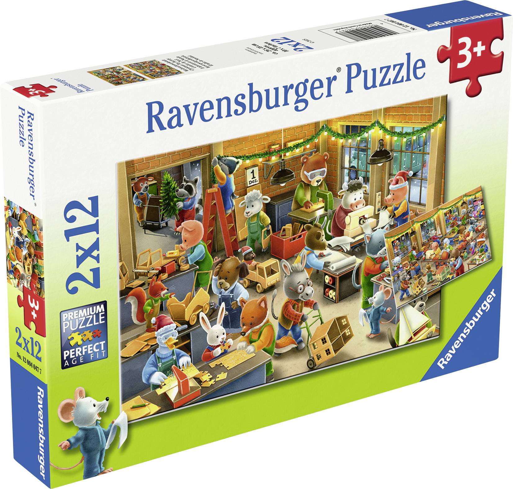 Puzzle pour enfants 2x12 pièces - œuvre de Noël 12004047 1 pc(s)