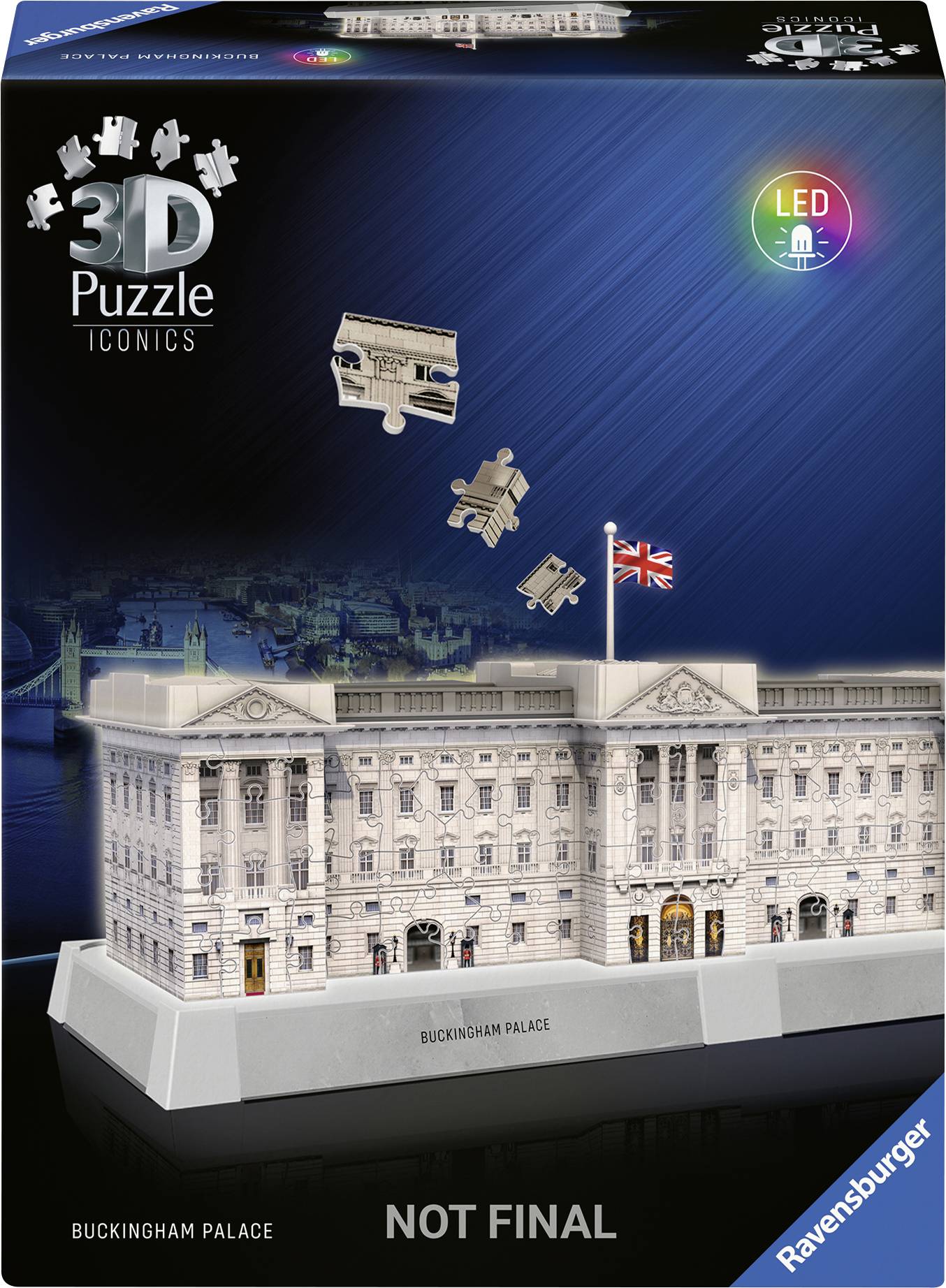 Puzzle Ravensburger 3D Iconics : Buckingham Palace avec LED 12008031 1 pc(s)