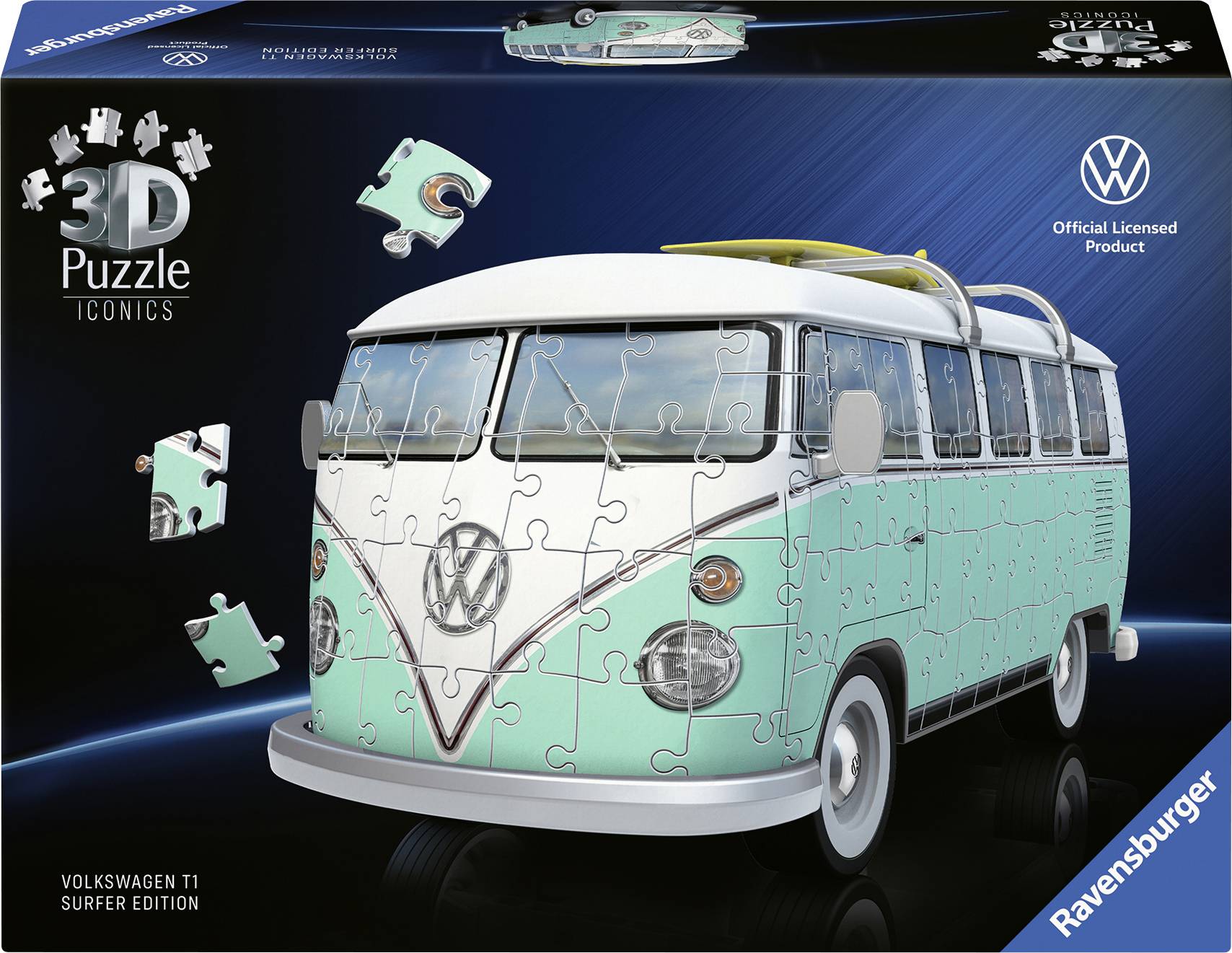 Puzzle Ravensburger 3D Iconics : Volkswagen T1 12008035 1 pc(s)