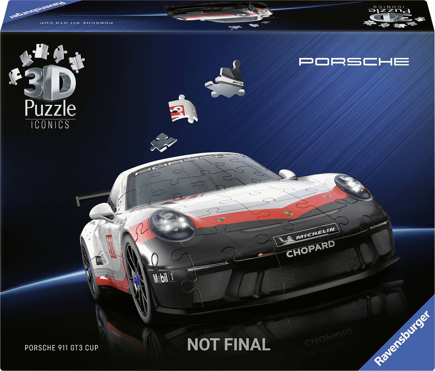 Puzzle Ravensburger 3D Iconics : Porsche 911 GT3 Cup 12008039 1 pc(s)