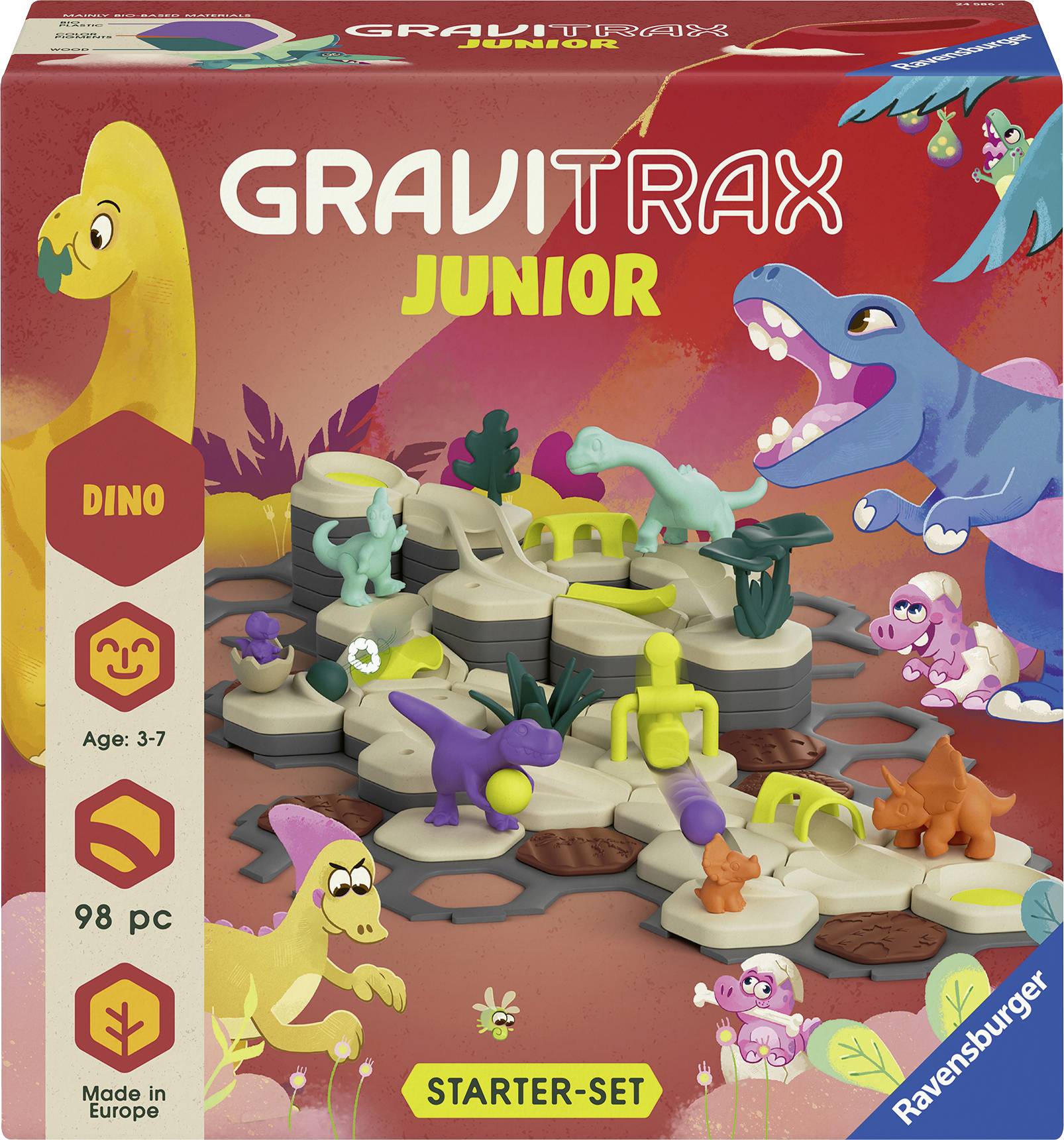 Ravensburger 24586 GraviTrax Junior - Starter-Set L Dino
