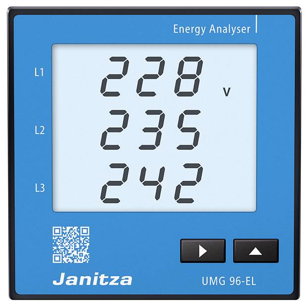 Janitza UMG 96-EL, 90-277V (UL) Analyseur d'énergie