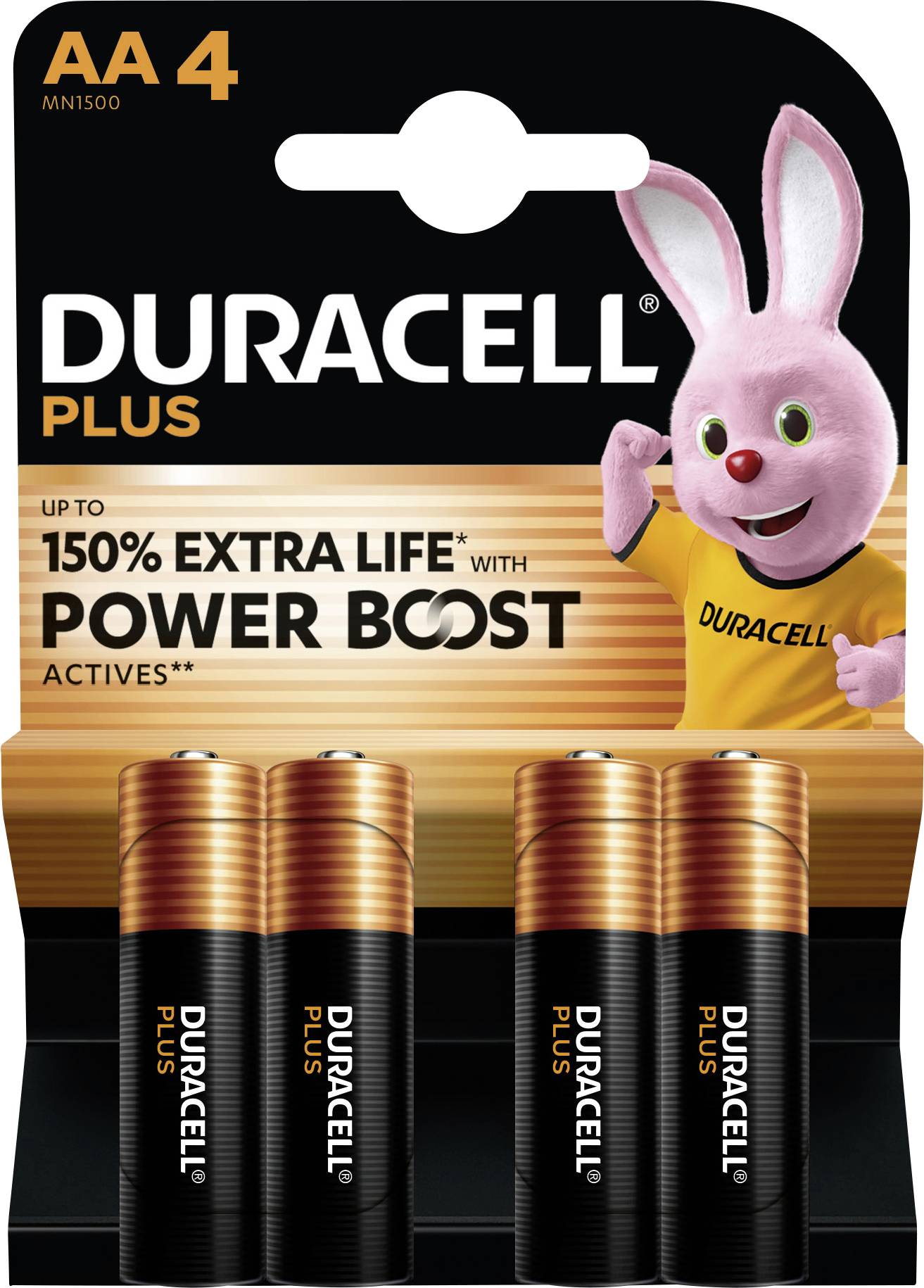 Duracell Plus Power Boost Pile LR6 (AA) alcaline(s) 1.5 V 4 pc(s)