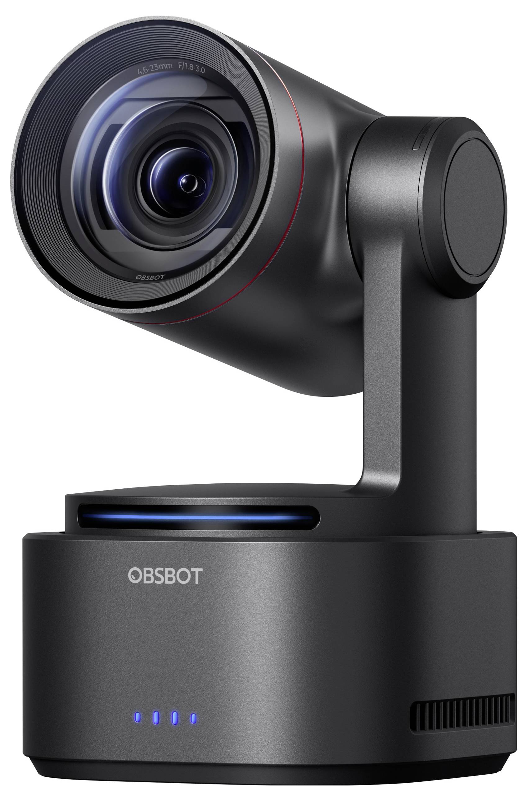Solution pour vidéoconférence 4K Obsbot Tail 2 3840 x 2160 Pixel commande gestuelle, pied de support, auto-tracking rapide par IA