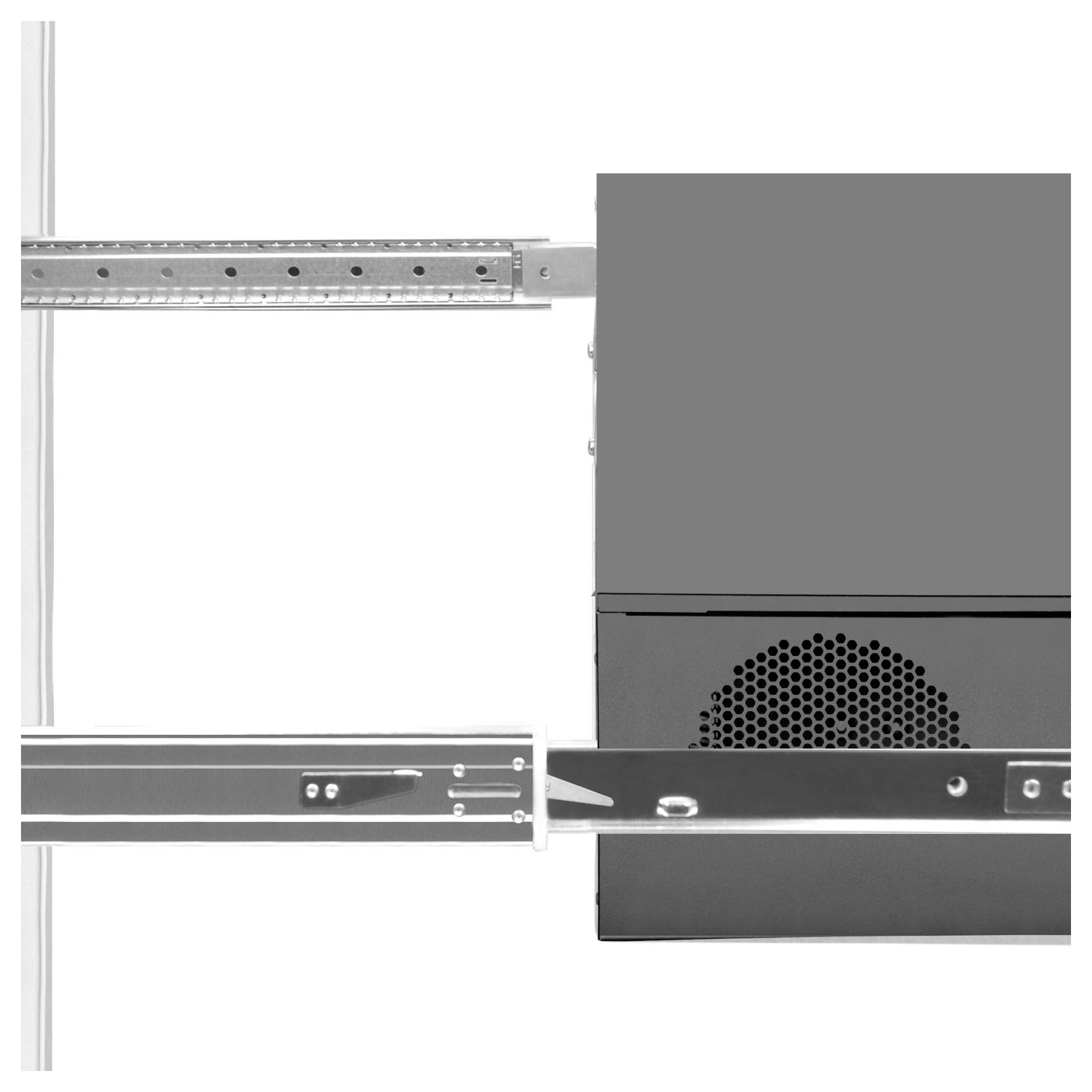 Silverstone SST-RMS05-22 Boîtier PC argent
