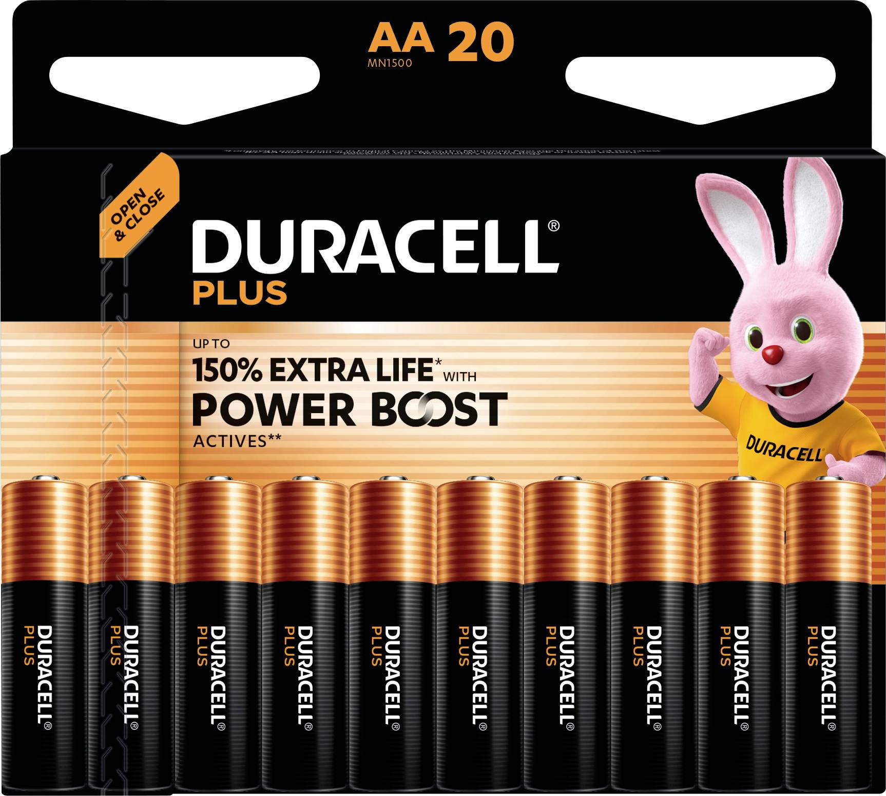 Duracell Plus Power Boost Pile LR6 (AA) 1.5 V 20 pc(s)
