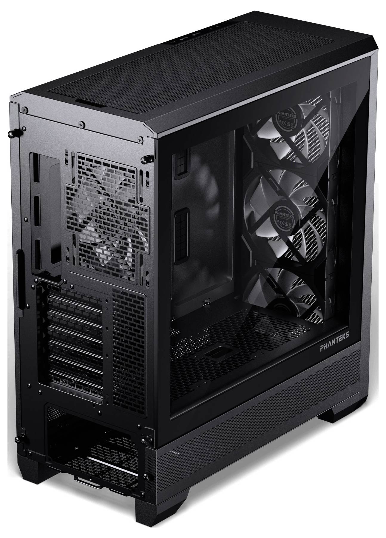 Tour midi Phanteks PH-EC400GA_DBK01 Boîtier, Boîtier gaming, Boîtier PC noir