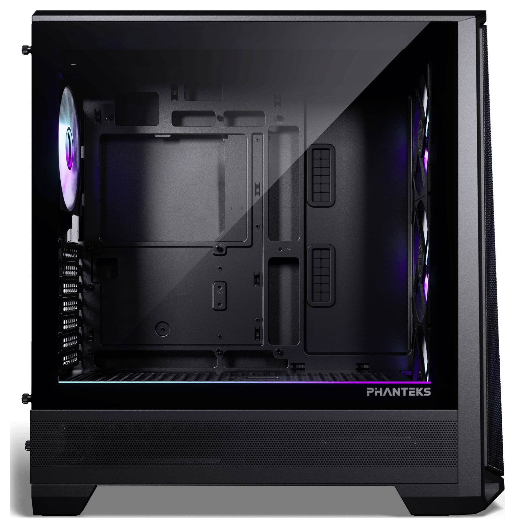 Tour midi Phanteks PH-EC400GA_DBK01 Boîtier, Boîtier gaming, Boîtier PC noir