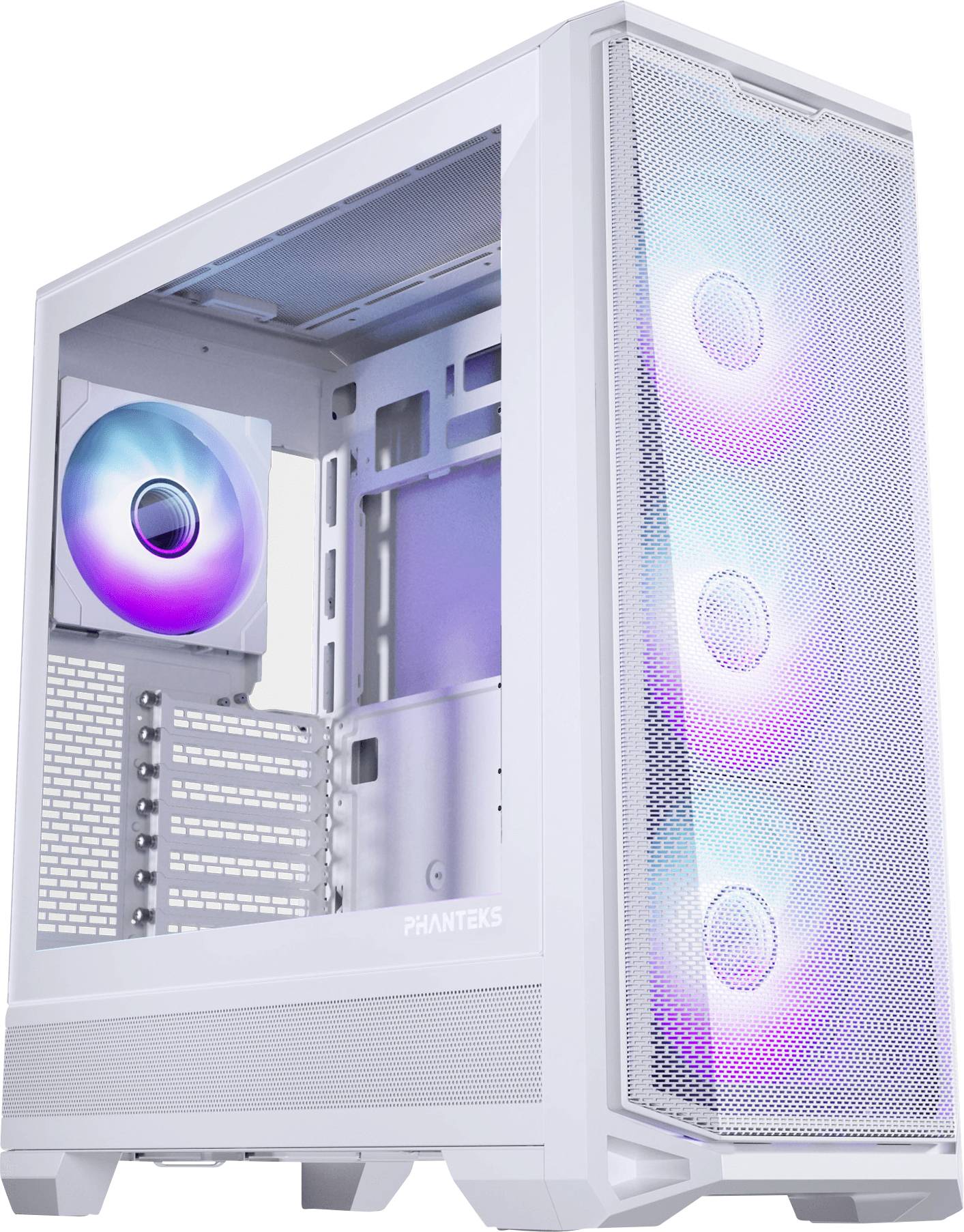 Phanteks PH-EC400GA_DMW01 Boîtier, Boîtier gaming, Boîtier PC blanc