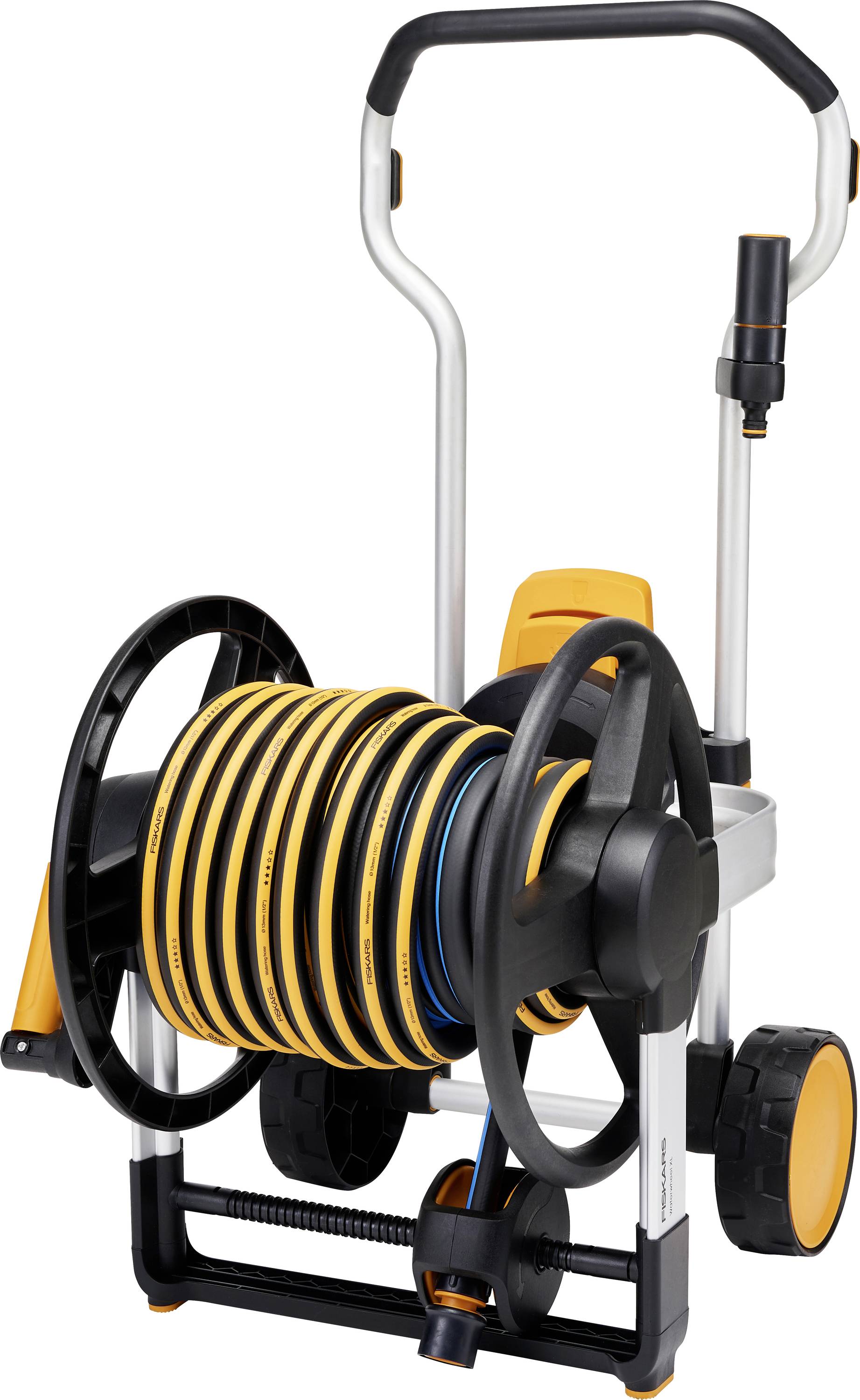 Fiskars 1062256 Waterwheel XL Dévidoir de tuyau sur roues nu 13 mm 20 m 1/2 pouce 1 pc(s) noir, orange