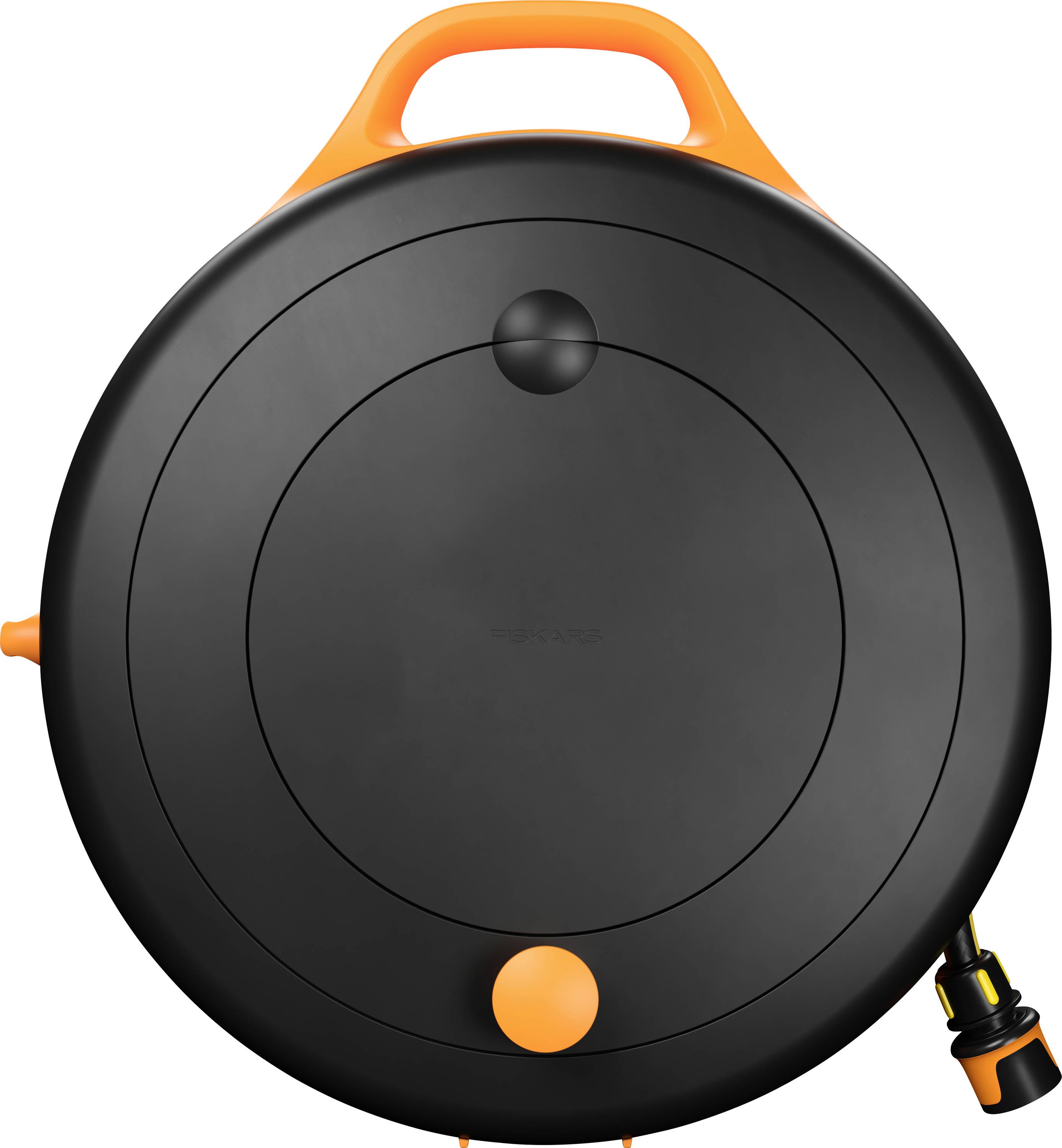 Fiskars 1071660 Comfort Waterwheel Dévidoir 9 mm 15 m 3/8 pouce 1 pc(s) noir, orange