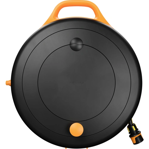 Fiskars 1071660 Comfort Waterwheel Dévidoir 9 mm 15 m 3/8 pouce 1 pc(s) noir, orange Fiskars 1071660 Comfort Waterwheel Dévidoir 9 mm 15 m 3/8 pouce 1 pc(s) noir, orange