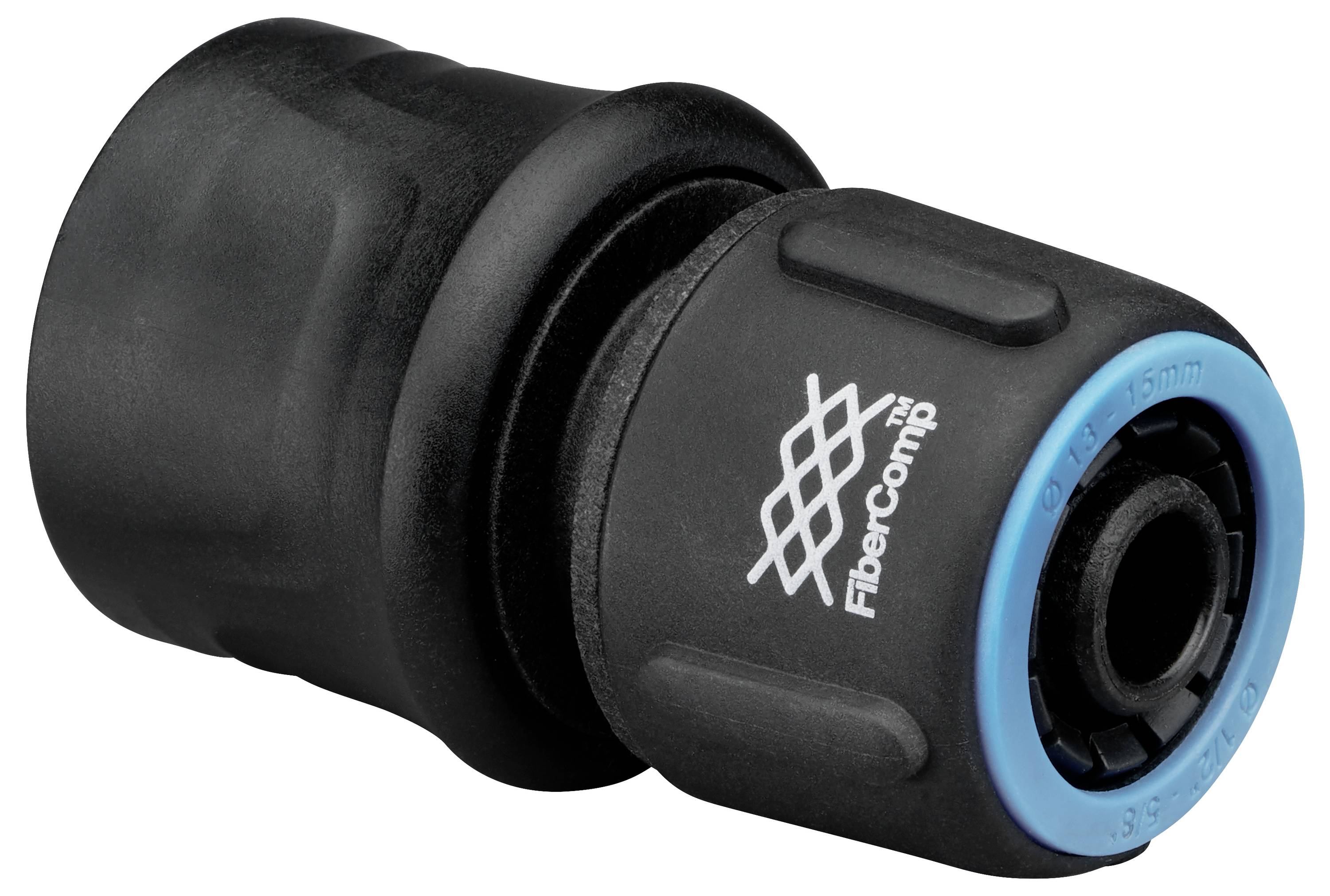 Fiskars 1054786 FiberComp Raccord de tuyau 13 mm (1/2") - 15 mm (5/8")