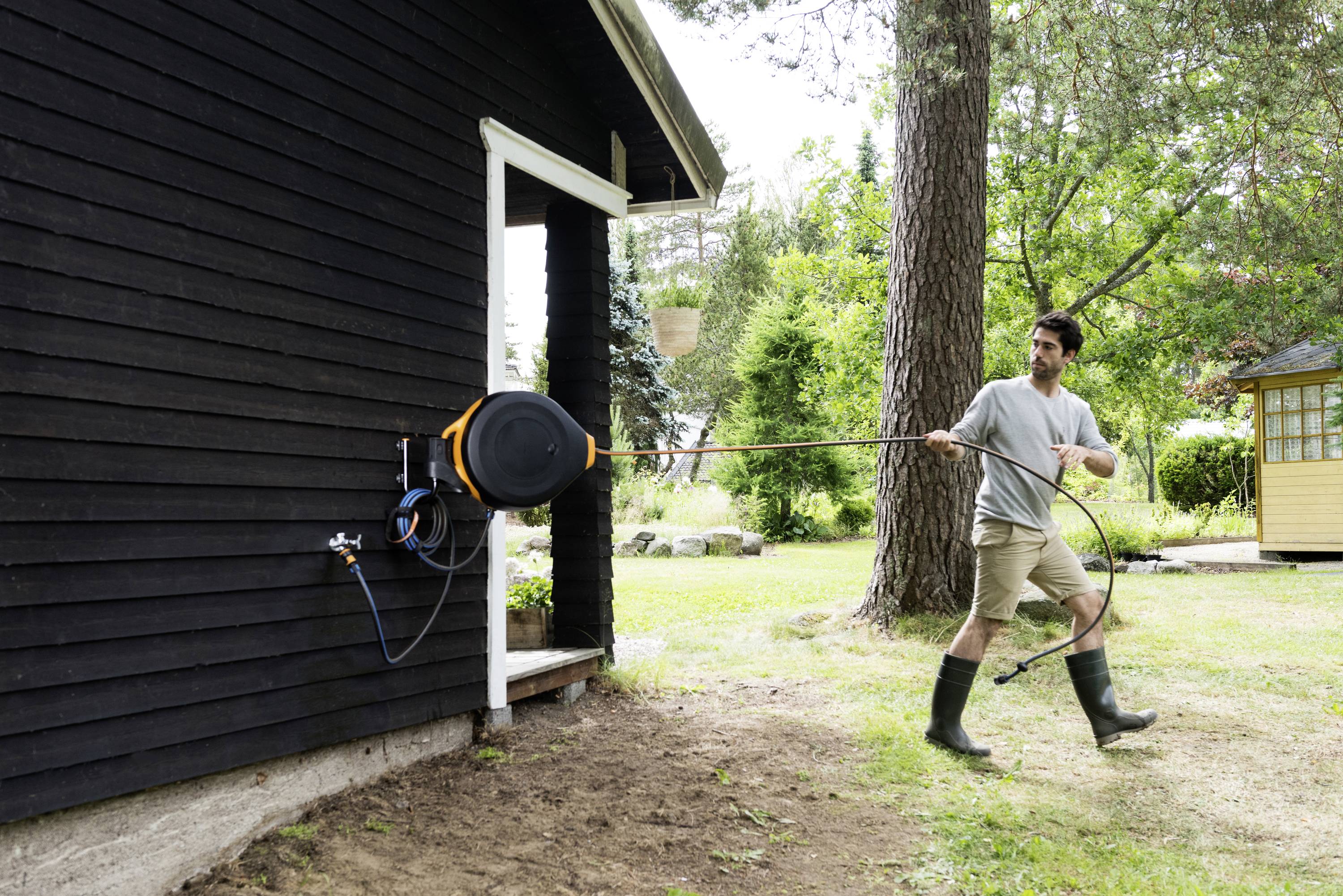 Fiskars 1027095 Schlauchtrommel-Wandhalterung 1 pc(s)