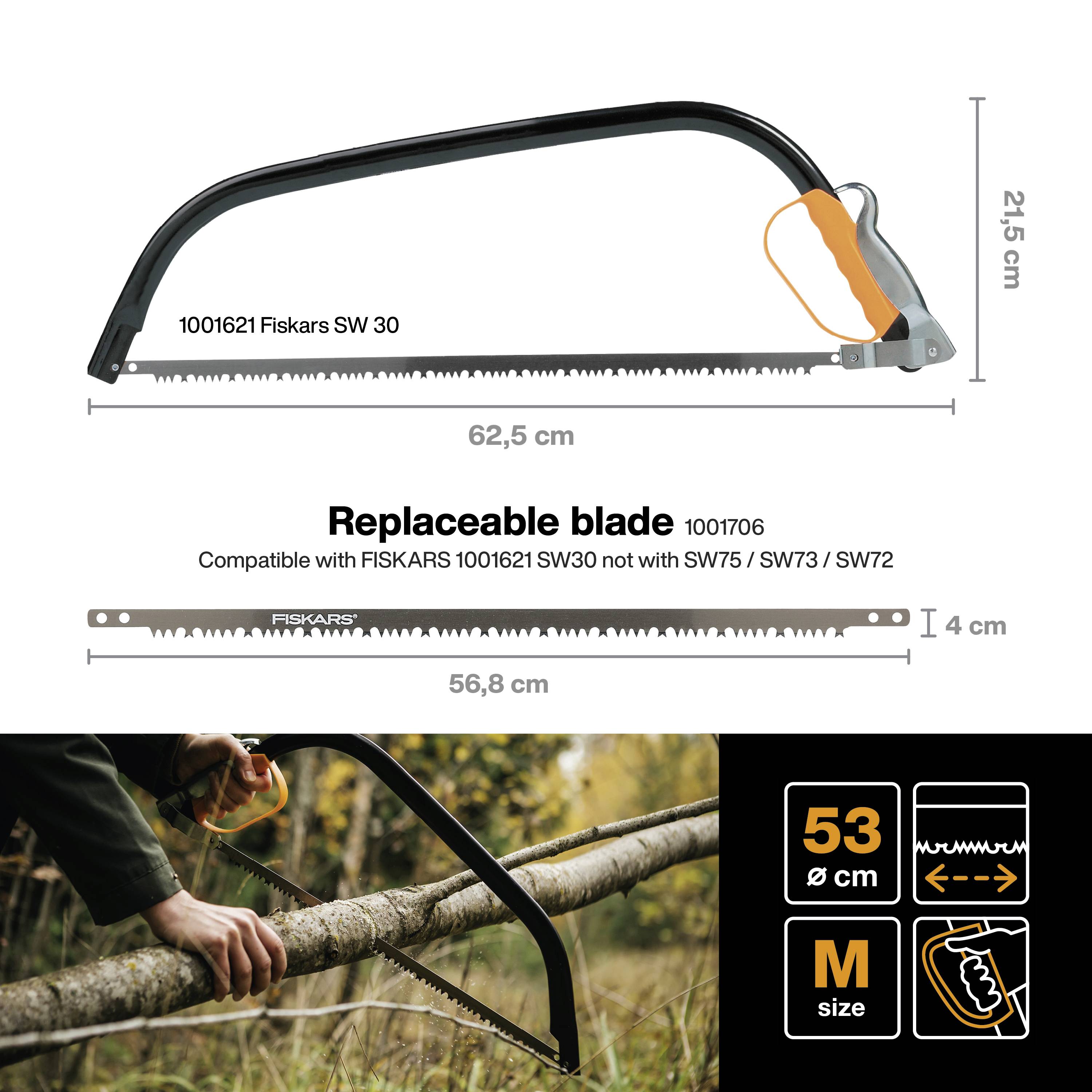 Fiskars 1001706 Lame de scie de rechange