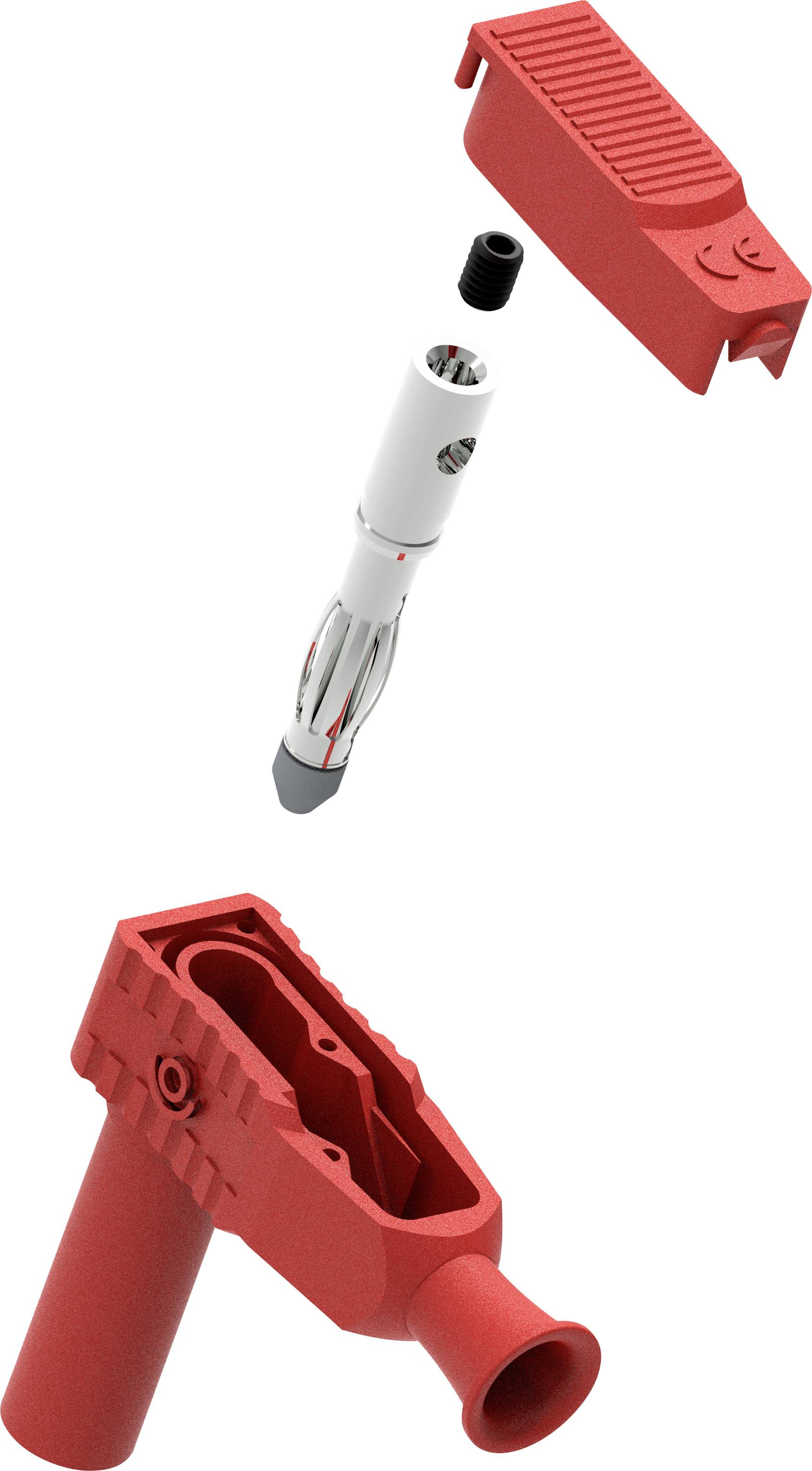 Electro PJP 1067-CD1-R Fiche banane rouge 1 pc(s)