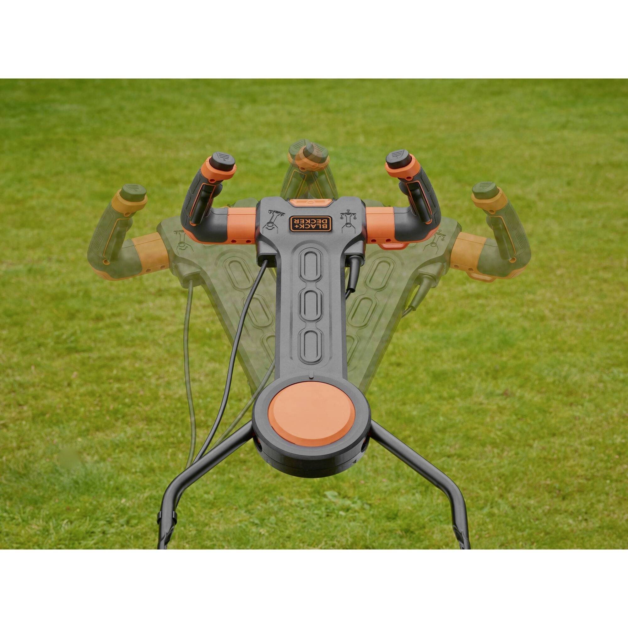 Black & Decker électrique Tondeuse à gazon avec réglage de la hauteur de coupe, poignée régable en hauteur et repliable 1600