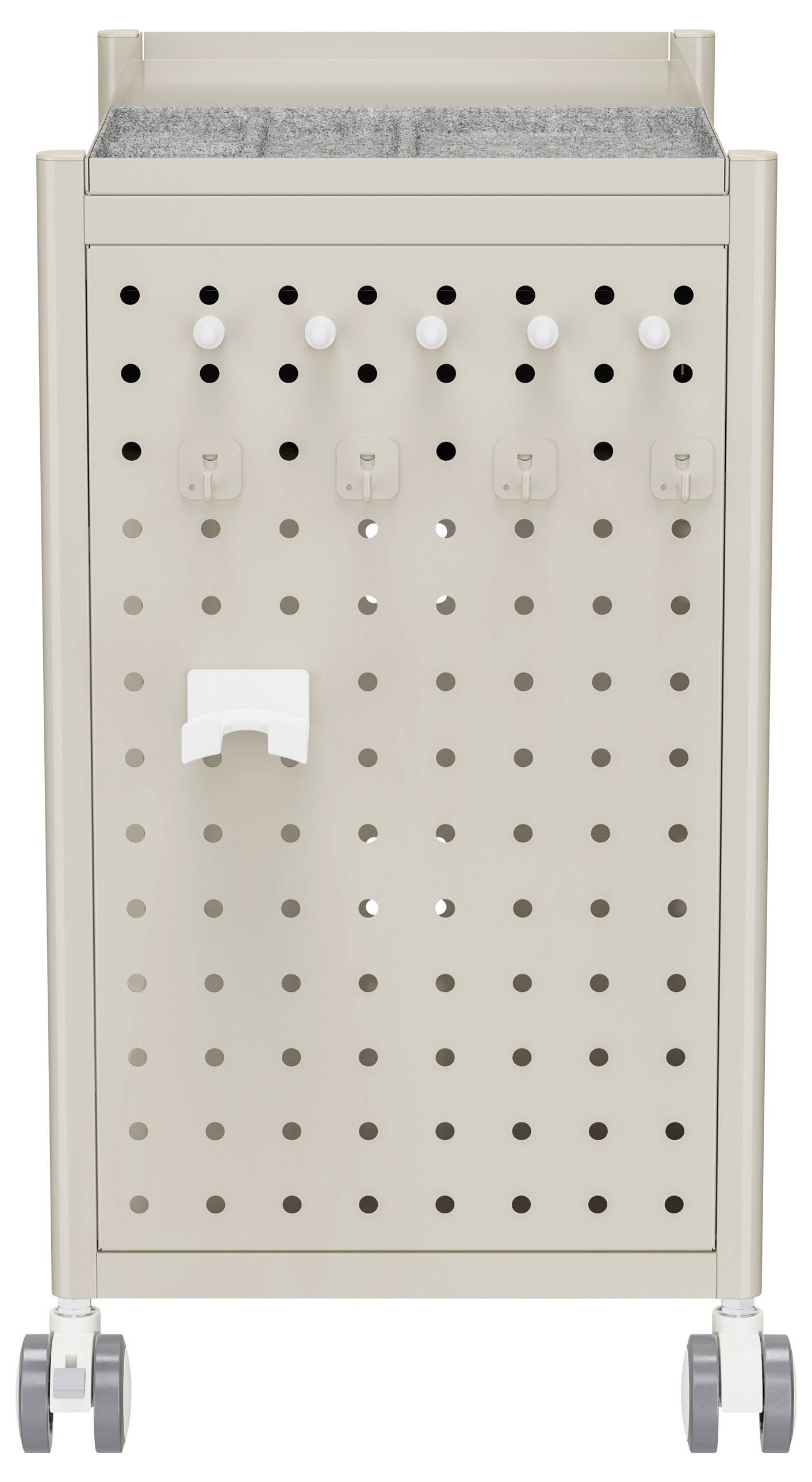 SpeaKa Professional Conteneur roulant marron clair (l x H x P) 300 x 545 x 500 mm Nombre de tiroirs: 1 SP-13660888 SP-MCT03-03