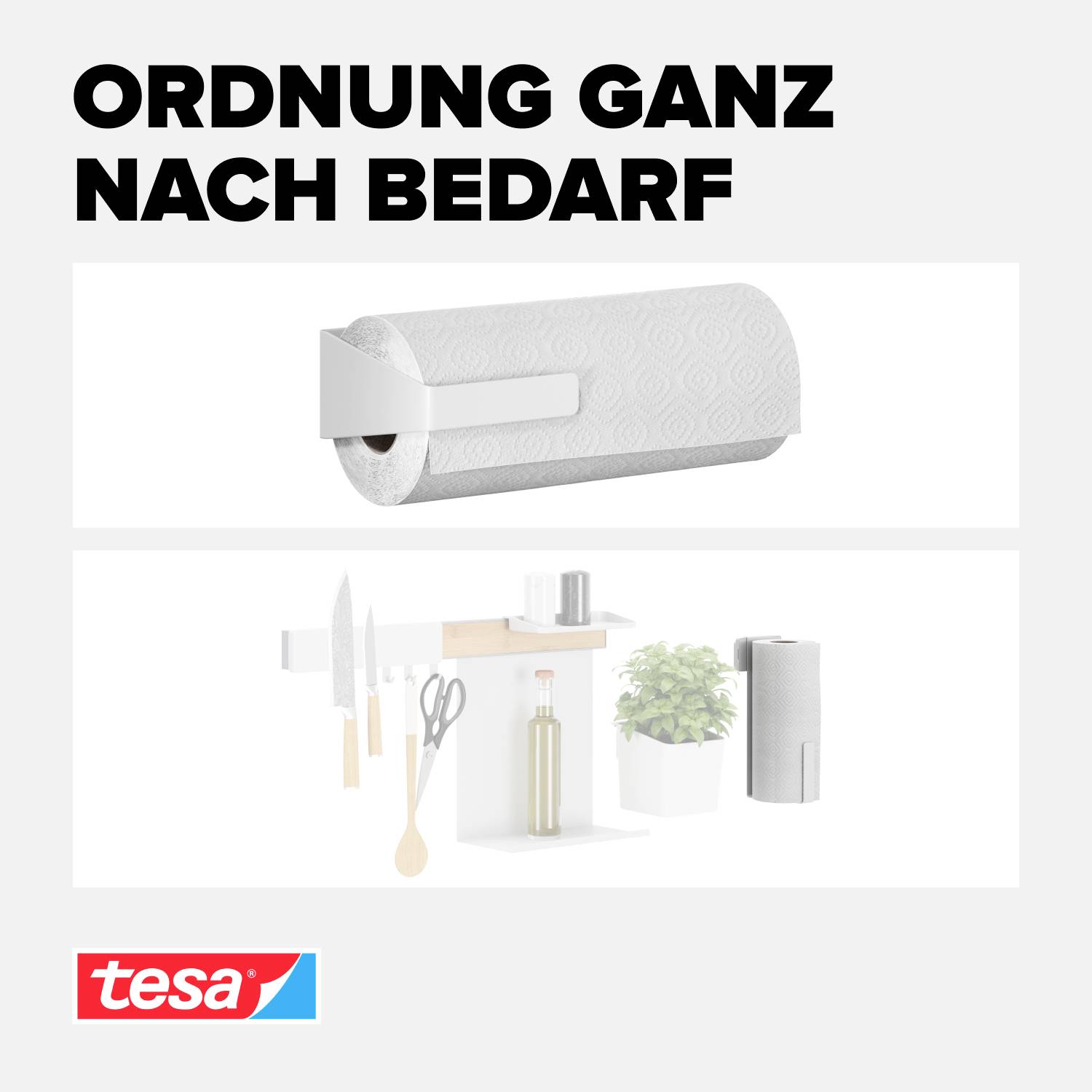 Support tesa ® pour rouleau de cuisine 70048-00000-00