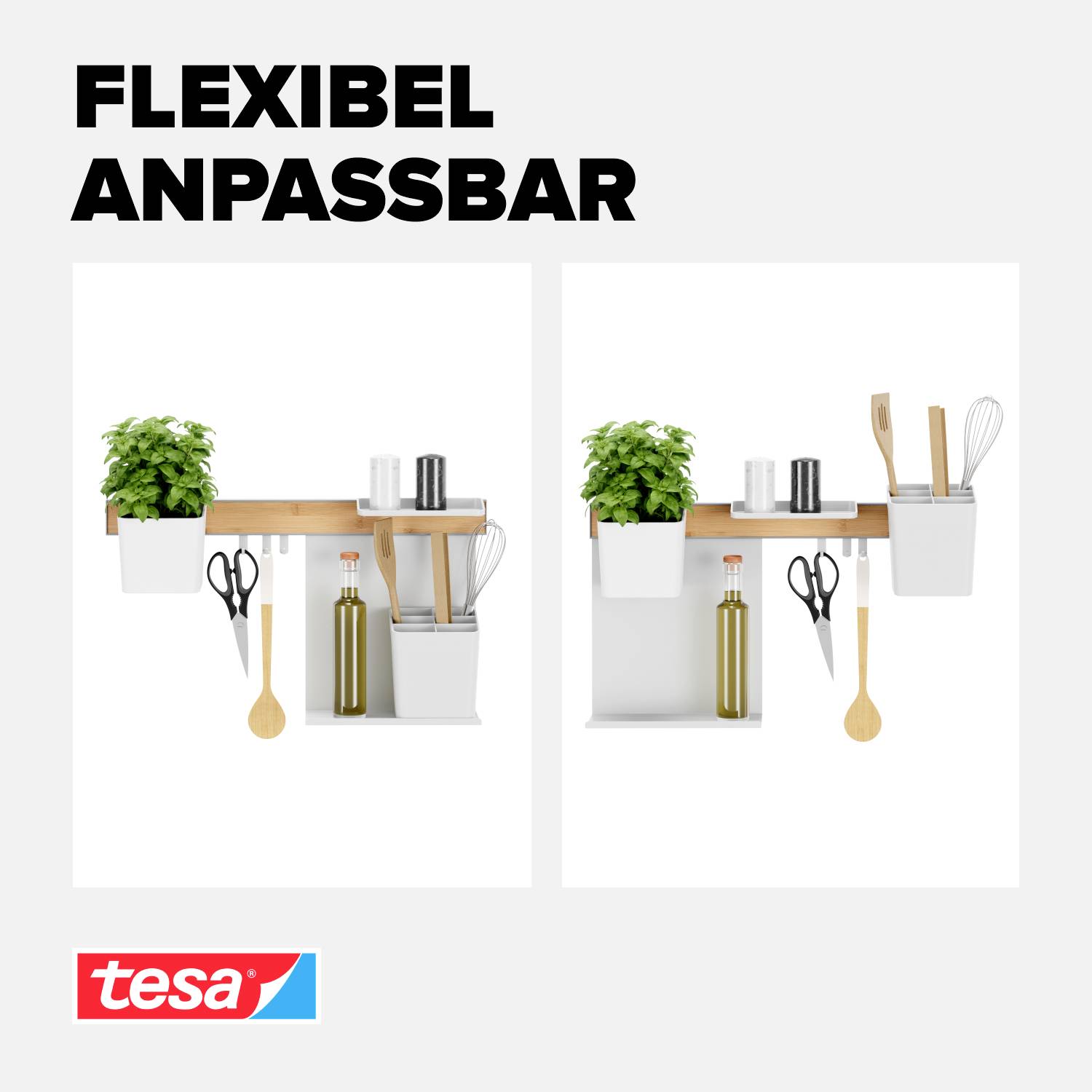 tesa 70041-00000-00 Set mixte blanc 1 set