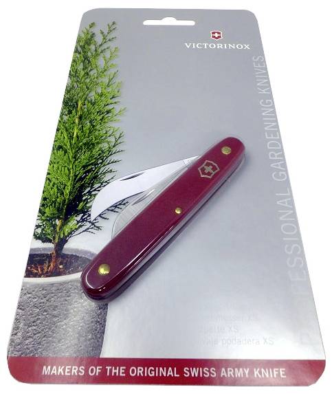 Victorinox 3.9060.B1 Couteau de jardinier rouge