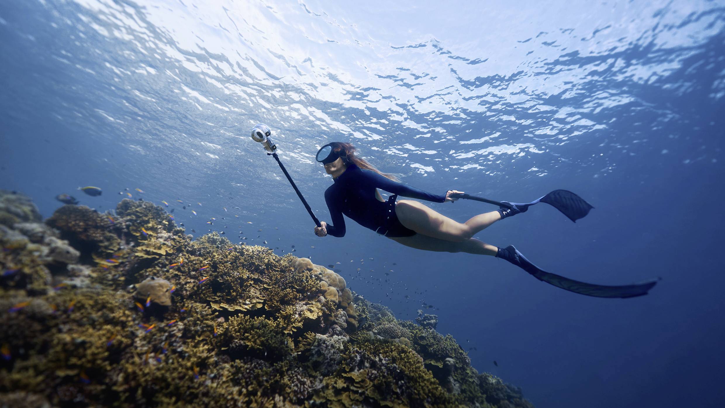 Insta360 X5 Invisible Dive Case Boitier de plongée Insta360 X5 CINSBAHJ