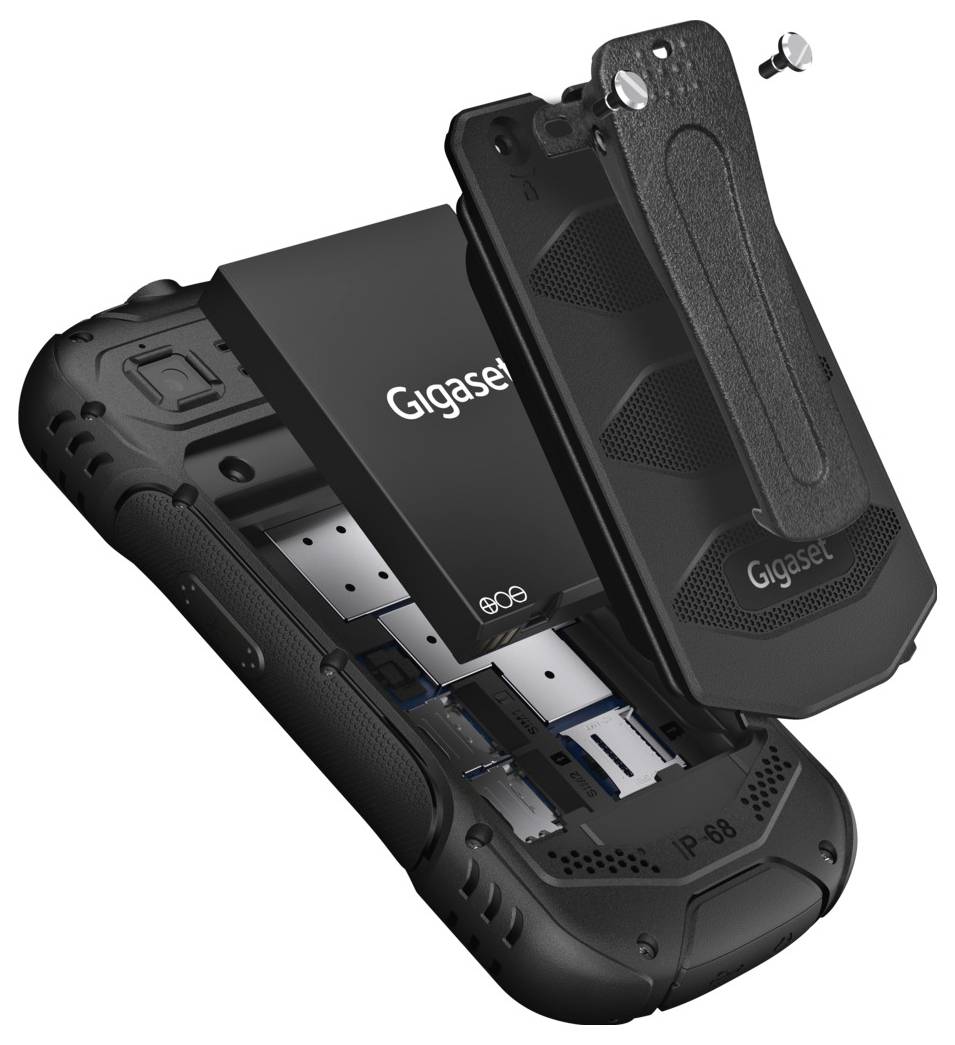 Gigaset GLX 8 ACTIVE Téléphone portable outdoor noir