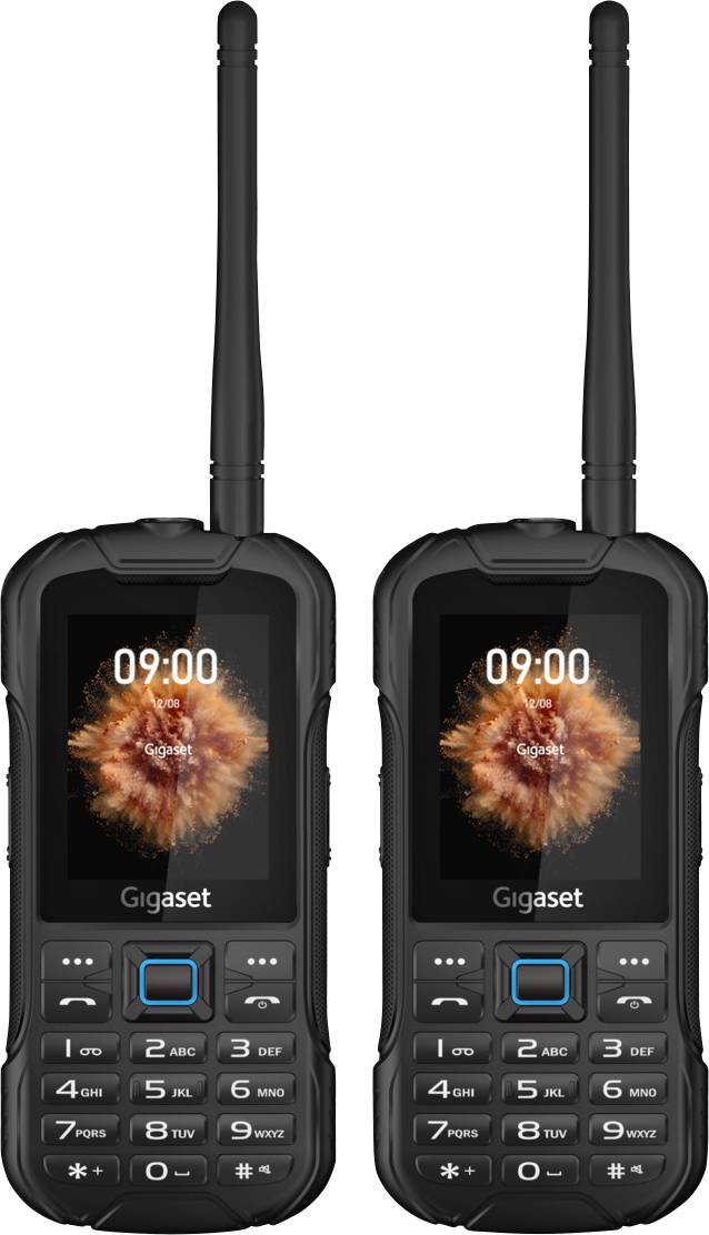 Gigaset GLX 8 ACTIVE Duo Téléphone portable outdoor noir