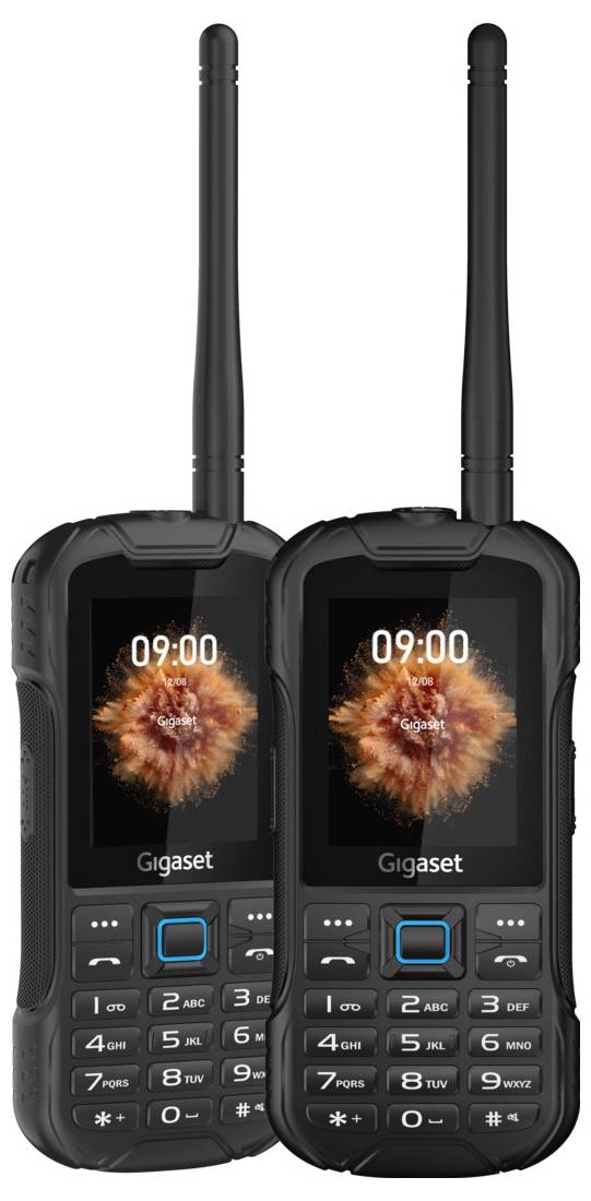 Gigaset GLX 8 ACTIVE Duo Téléphone portable outdoor noir