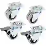 dörner + helmer 450105 Double roulette pivotante Diamètre de la roue: 50 mm Capacité de charge (max.): 80 kg 4 pc(s) dörner + helmer 450105 Double roulette pivotante Diamètre de la roue: 50 mm Capacité de charge (max.): 80 kg 4 pc(s)