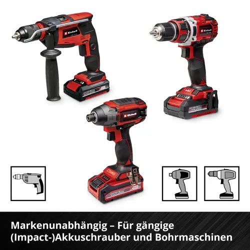 Einhell Karabiner Impact Bit Set 10tlg 118633 Jeu d'embouts 1/4" (6.3 mm), PH, PZ, TORX, hexagonal Einhell Karabiner Impact Bit Set 10tlg 118633 Jeu d'embouts 1/4" (6.3 mm), PH, PZ, TORX, hexagonal