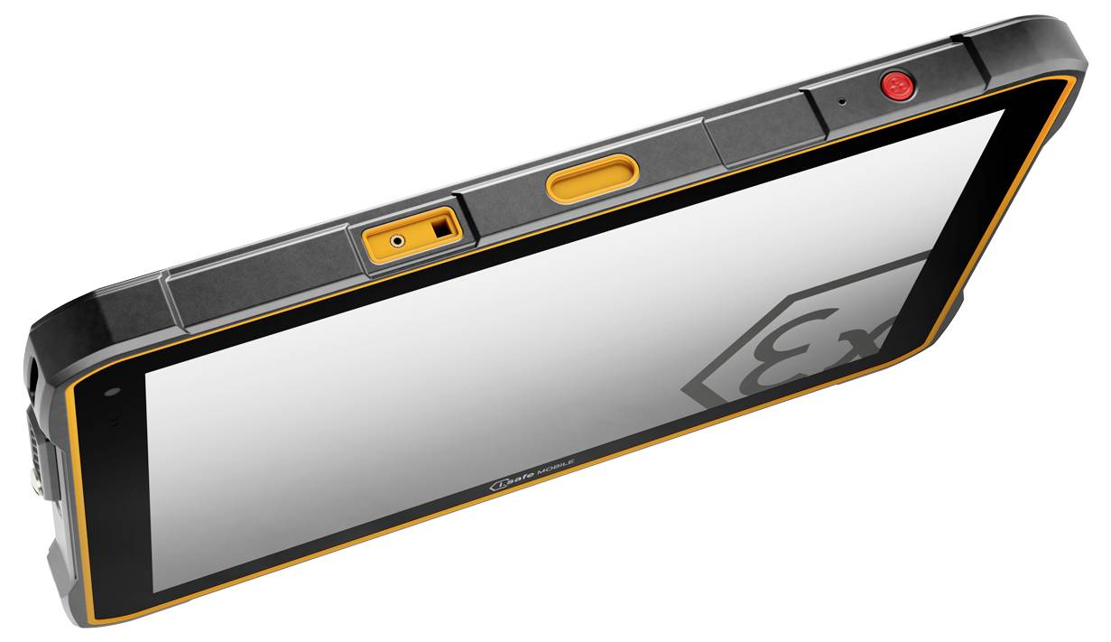 iSafe MOBILE IS940.2 Tablette à protection antidéflagrante 25.7 cm (10.1 pouces) 128 GB WiFi, 5G, LTE/4G noir, jaune Qualcomm®