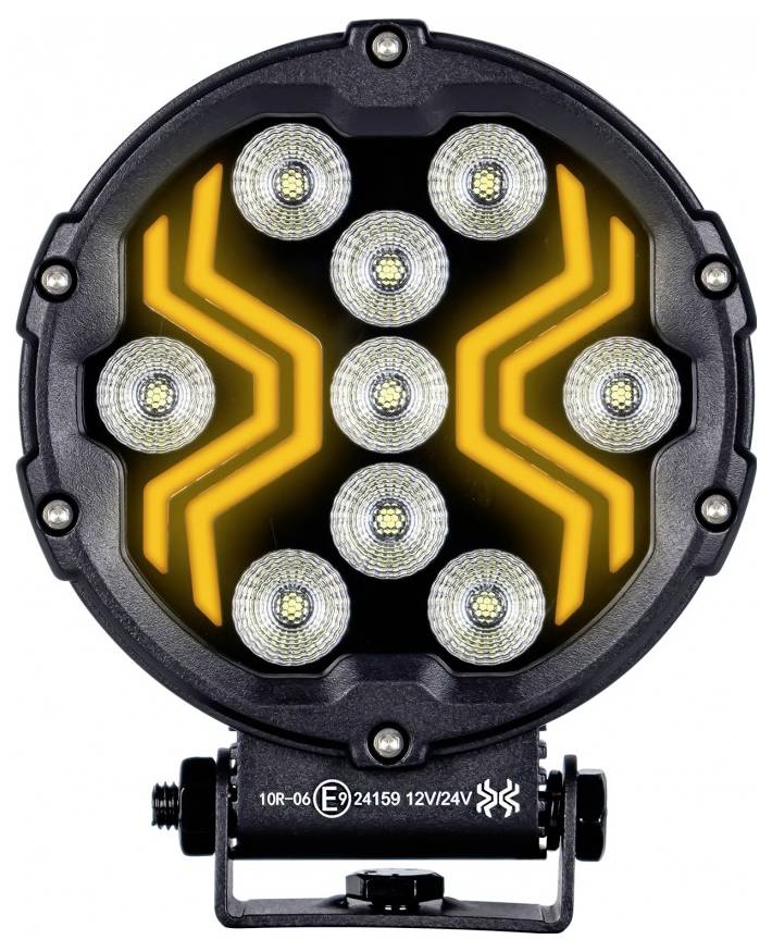 SecoRüt Projecteur de travail LED 12 V/DC, 24 V/DC L0196 (Ø) 111 mm 1700 lm